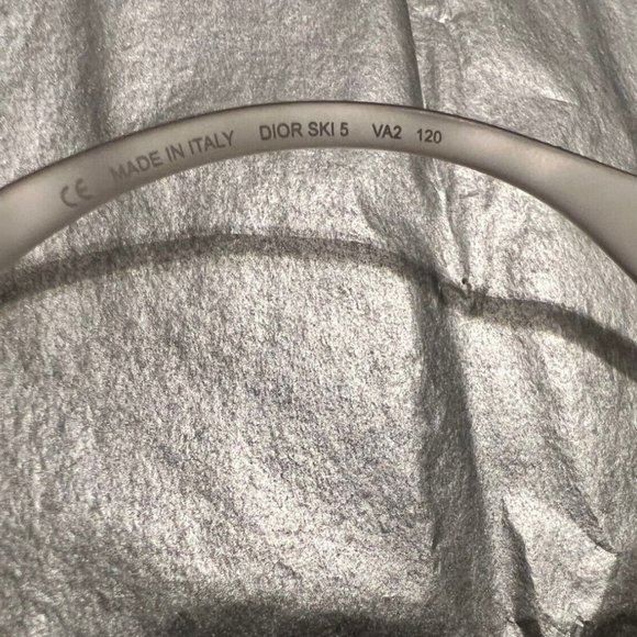 Vintage DIOR SKI 5 WRAP AROUND SHIELD SUNGLASSES+ CASE Galliano Y2K 90s 00s RARE - Picture 10 of 14